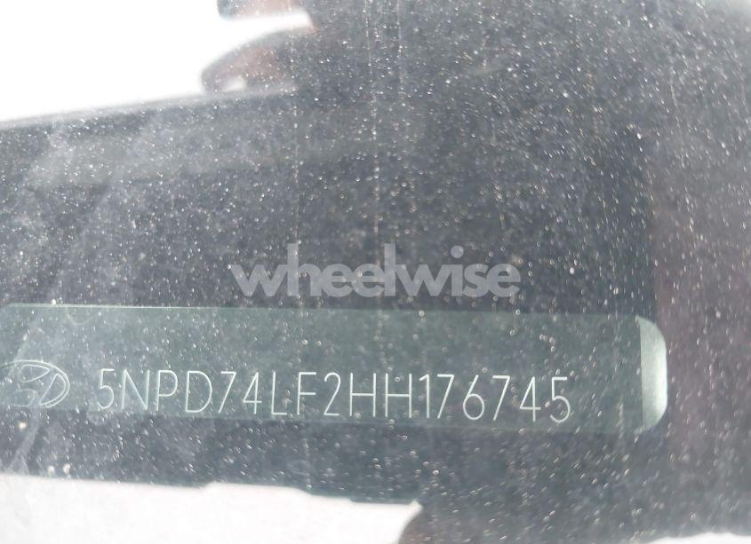 Photo 9 of 2017 Hyundai Elantra SE (VIN 5NPD74LF2HH176745)