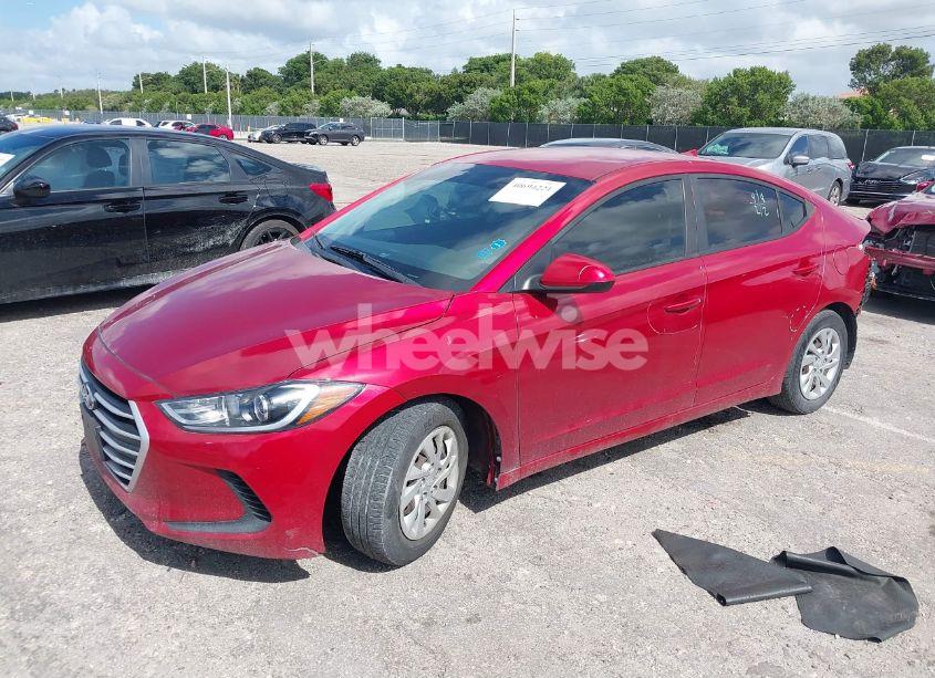 Photo 2 of 2017 Hyundai Elantra SE (VIN 5NPD74LF5HH138491)