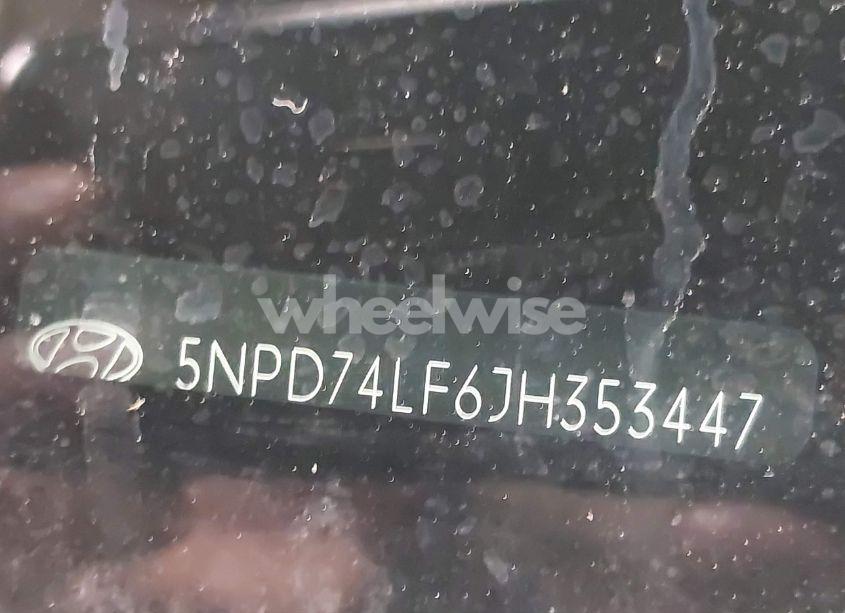 Photo 17 of 2018 Hyundai Elantra SE (VIN 5NPD74LF6JH353447)