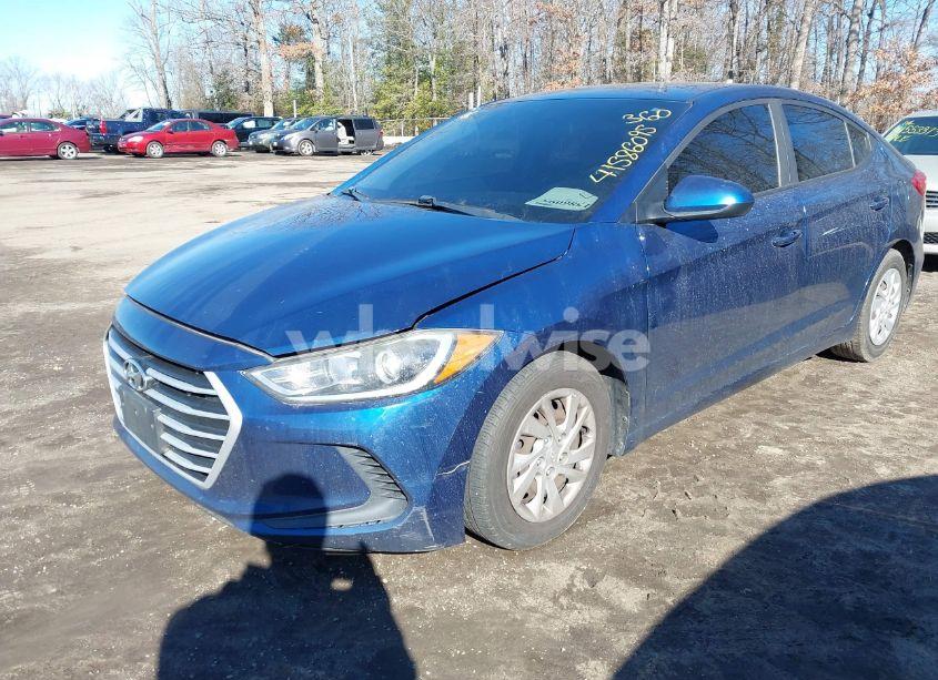 Photo 2 of 2017 Hyundai Elantra SE (VIN 5NPD74LF8HH098617)