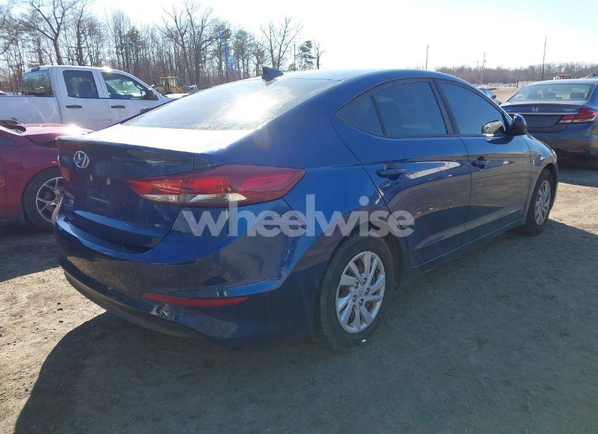 Photo 4 of 2017 Hyundai Elantra SE (VIN 5NPD74LF8HH098617)