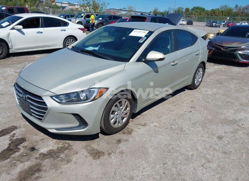 Photo 2 of 2017 Hyundai Elantra SE (VIN 5NPD74LF8HH149193)
