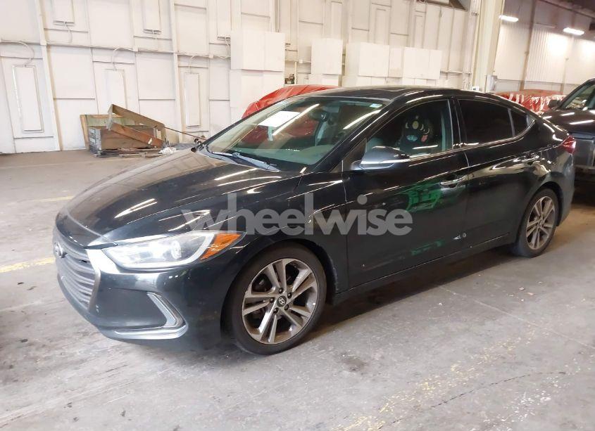 Photo 2 of 2017 Hyundai Elantra LIMITED (VIN 5NPD84LF0HH019910)