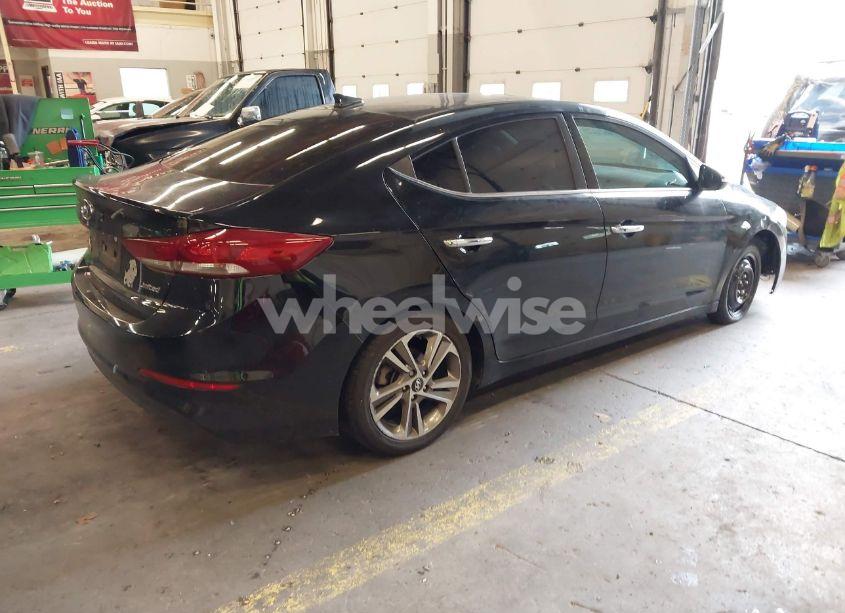 Photo 4 of 2017 Hyundai Elantra LIMITED (VIN 5NPD84LF0HH019910)