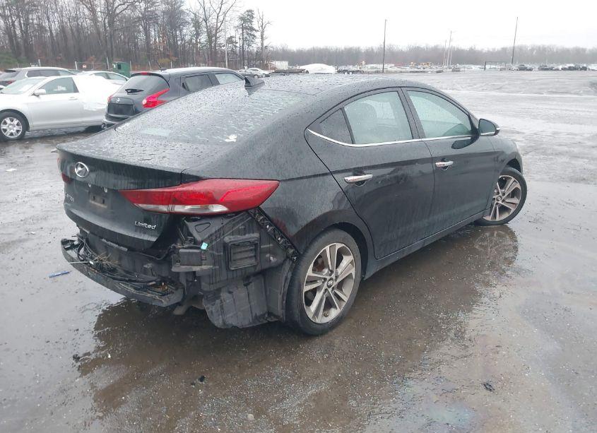 Photo 4 of 2017 Hyundai Elantra LIMITED (VIN 5NPD84LF0HH085728)