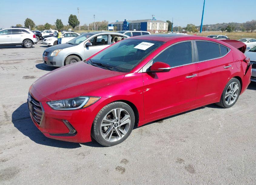 Photo 2 of 2017 Hyundai Elantra LIMITED (VIN 5NPD84LF0HH098043)