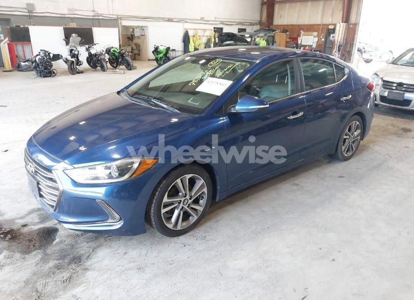 Photo 2 of 2017 Hyundai Elantra LIMITED (VIN 5NPD84LF0HH103287)