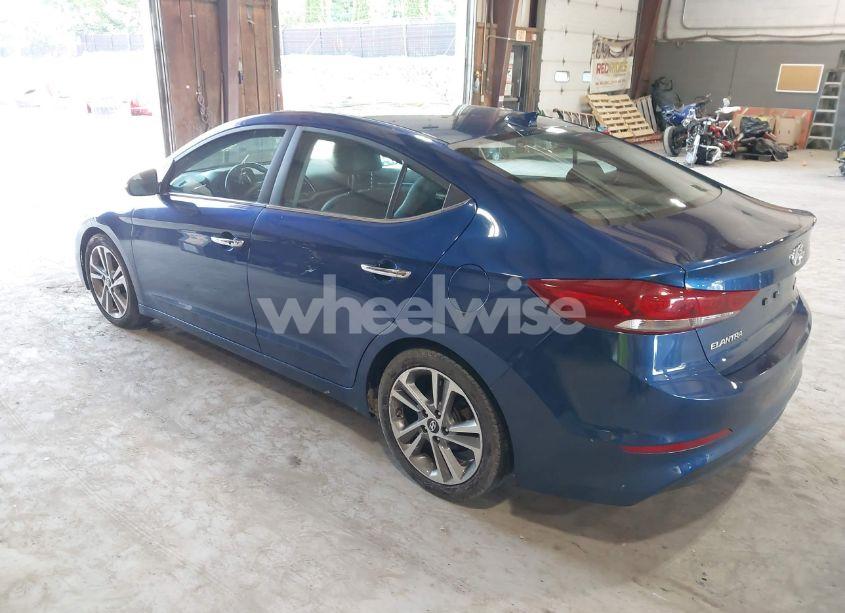 Photo 3 of 2017 Hyundai Elantra LIMITED (VIN 5NPD84LF0HH103287)