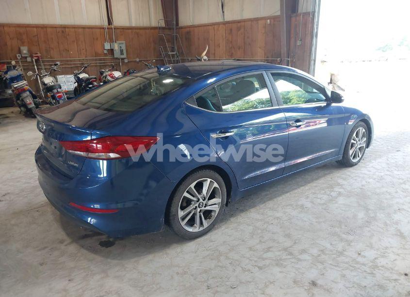 Photo 4 of 2017 Hyundai Elantra LIMITED (VIN 5NPD84LF0HH103287)