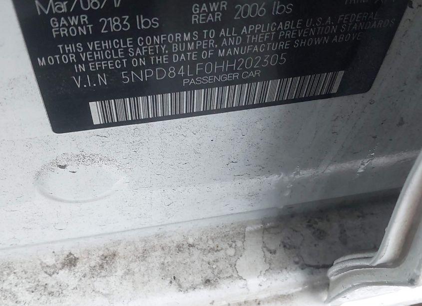 Photo 9 of 2017 Hyundai Elantra VALUE EDITION (VIN 5NPD84LF0HH202305)