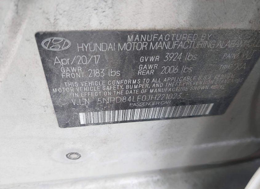 Photo 9 of 2018 Hyundai Elantra VALUE EDITION (VIN 5NPD84LF0JH221023)