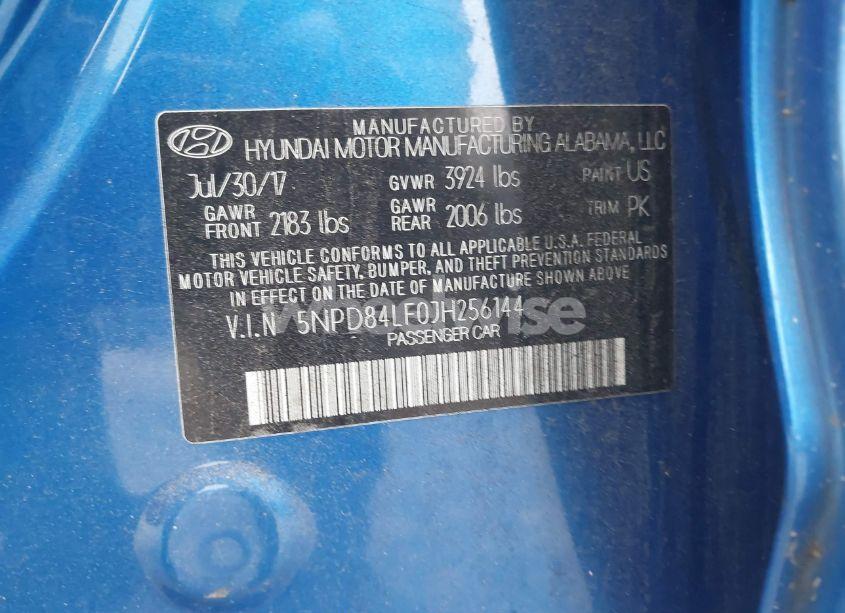 Photo 9 of 2018 Hyundai Elantra SEL (VIN 5NPD84LF0JH256144)