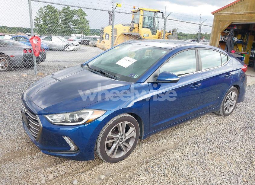 Photo 2 of 2018 Hyundai Elantra LIMITED (VIN 5NPD84LF0JH288768)