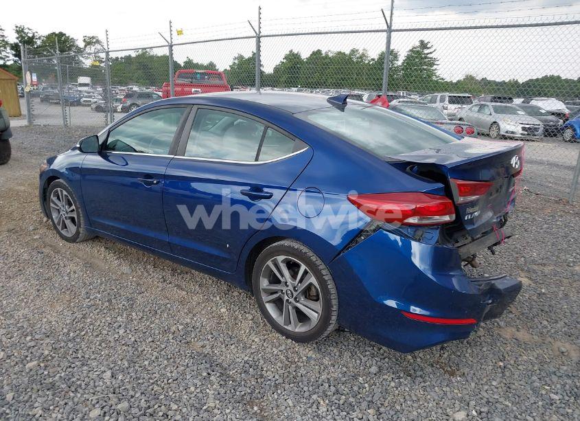 Photo 3 of 2018 Hyundai Elantra LIMITED (VIN 5NPD84LF0JH288768)