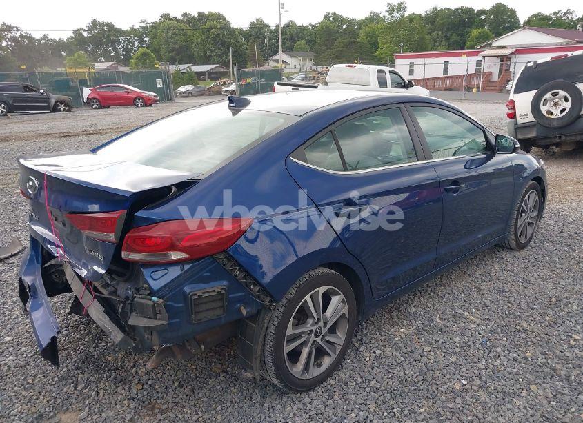 Photo 4 of 2018 Hyundai Elantra LIMITED (VIN 5NPD84LF0JH288768)