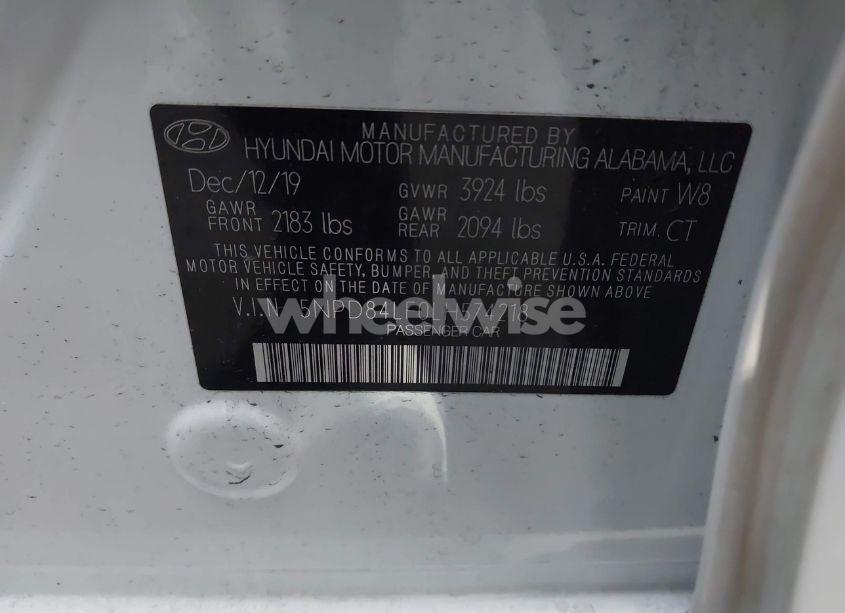Photo 9 of 2020 Hyundai Elantra SEL (VIN 5NPD84LF0LH574218)