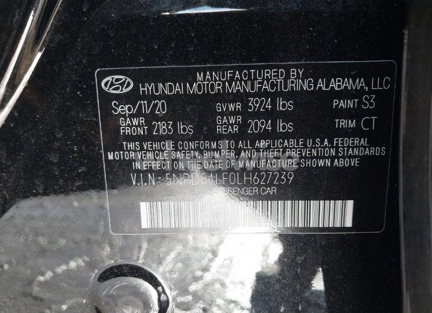 Photo 9 of 2020 Hyundai Elantra VALUE EDITION (VIN 5NPD84LF0LH627239)