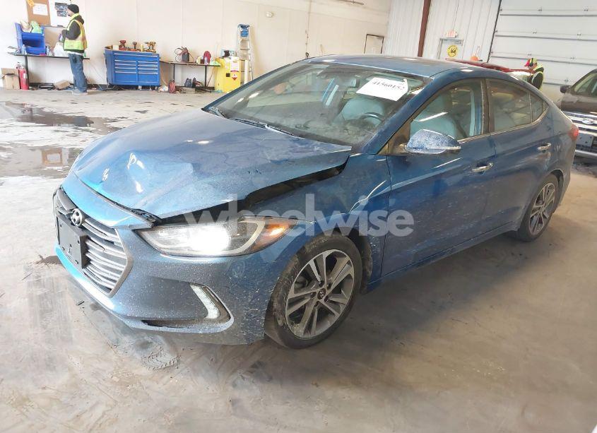 Photo 2 of 2017 Hyundai Elantra LIMITED (VIN 5NPD84LF1HH047716)