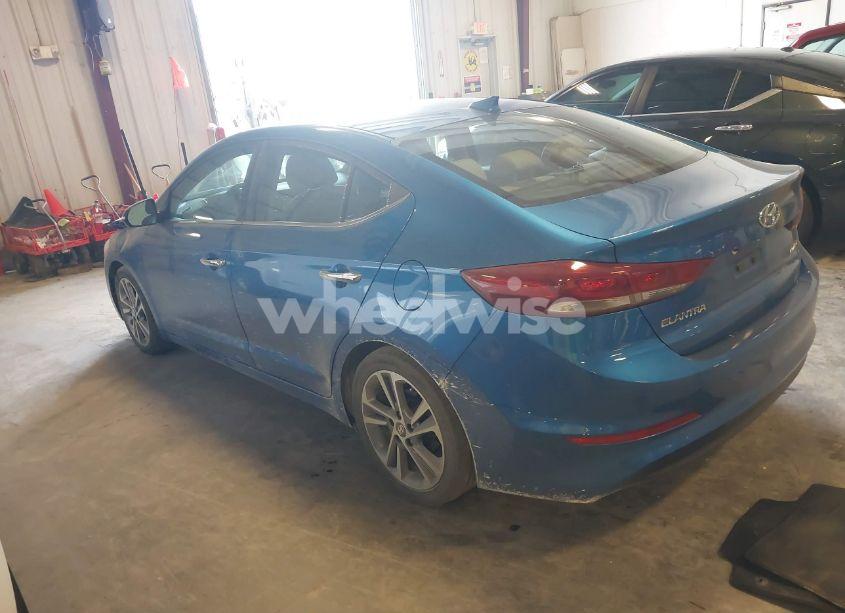 Photo 3 of 2017 Hyundai Elantra LIMITED (VIN 5NPD84LF1HH047716)