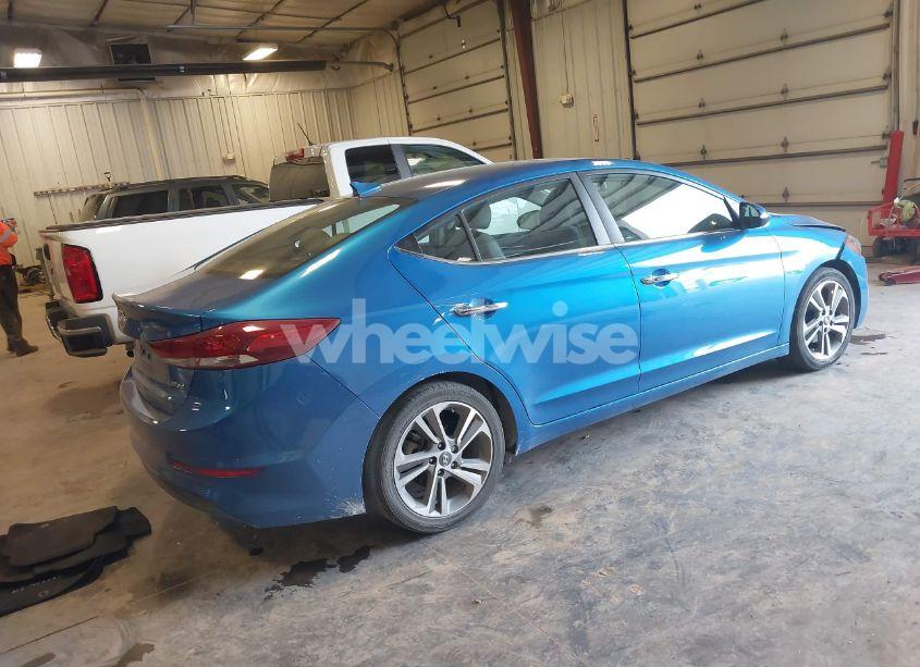 Photo 4 of 2017 Hyundai Elantra LIMITED (VIN 5NPD84LF1HH047716)