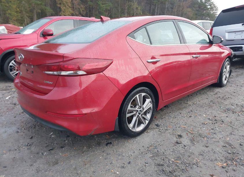 Photo 4 of 2017 Hyundai Elantra LIMITED (VIN 5NPD84LF1HH184994)
