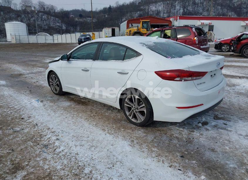 Photo 3 of 2017 Hyundai Elantra LIMITED (VIN 5NPD84LF1HH186390)