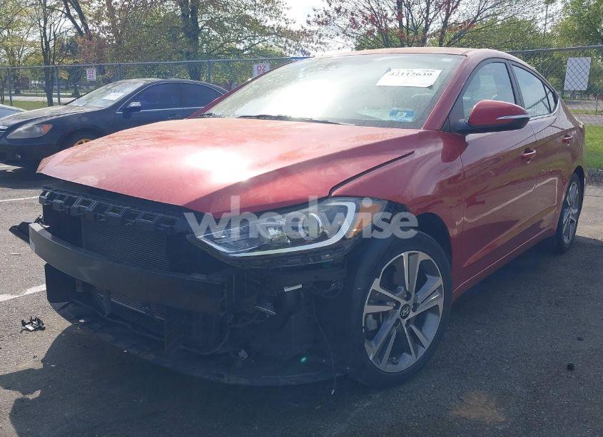 Photo 2 of 2018 Hyundai Elantra LIMITED (VIN 5NPD84LF1JH291131)