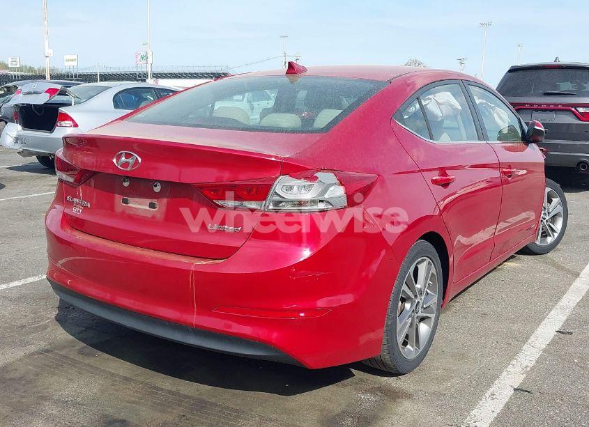 Photo 4 of 2018 Hyundai Elantra LIMITED (VIN 5NPD84LF1JH291131)