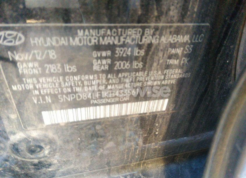 Photo 9 of 2019 Hyundai Elantra VALUE EDITION (VIN 5NPD84LF1KH433561)