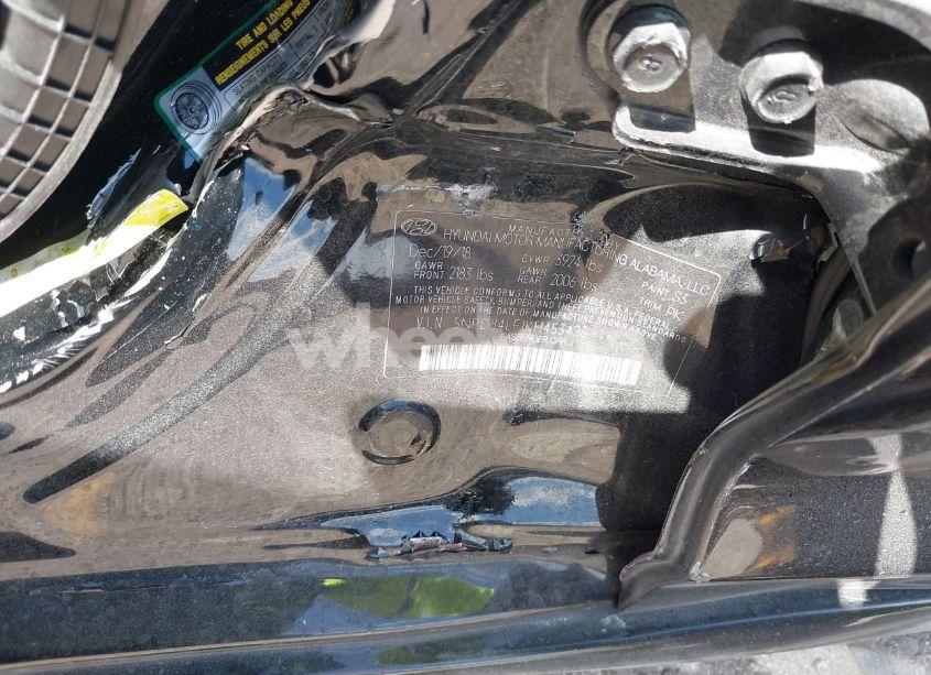 Photo 9 of 2019 Hyundai Elantra SEL (VIN 5NPD84LF1KH453423)