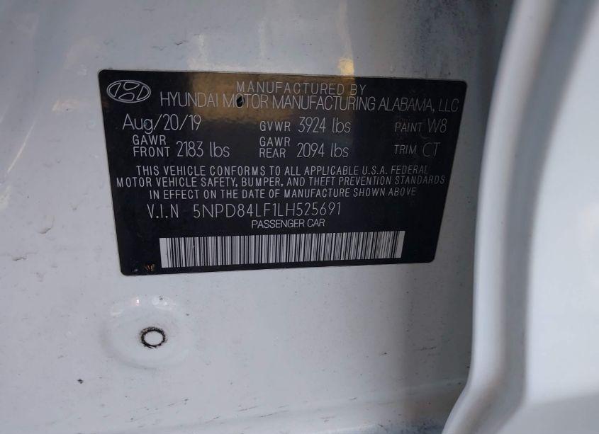 Photo 9 of 2020 Hyundai Elantra SEL (VIN 5NPD84LF1LH525691)