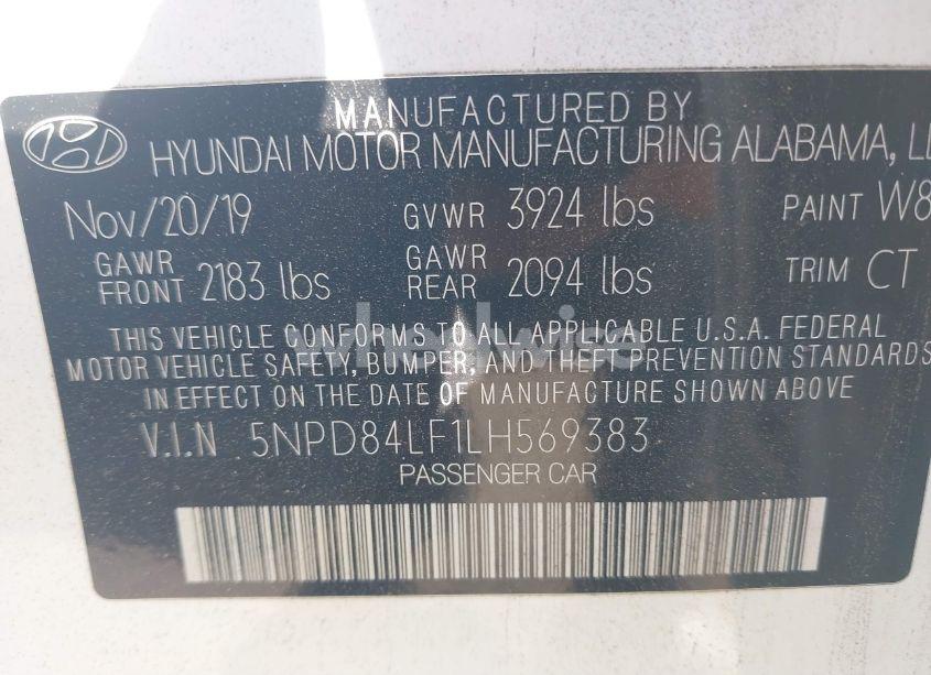 Photo 9 of 2020 Hyundai Elantra SEL (VIN 5NPD84LF1LH569383)