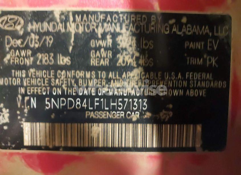 Photo 9 of 2020 Hyundai Elantra SEL (VIN 5NPD84LF1LH571313)