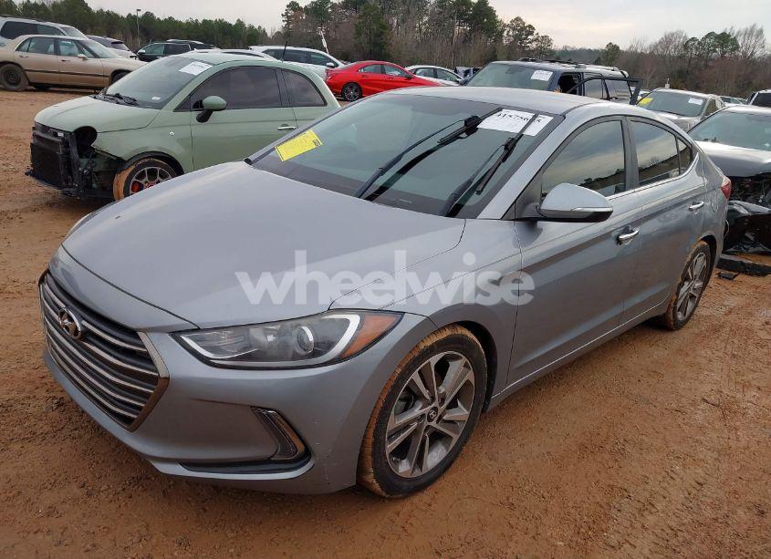 Photo 2 of 2017 Hyundai Elantra LIMITED (VIN 5NPD84LF2HH018841)