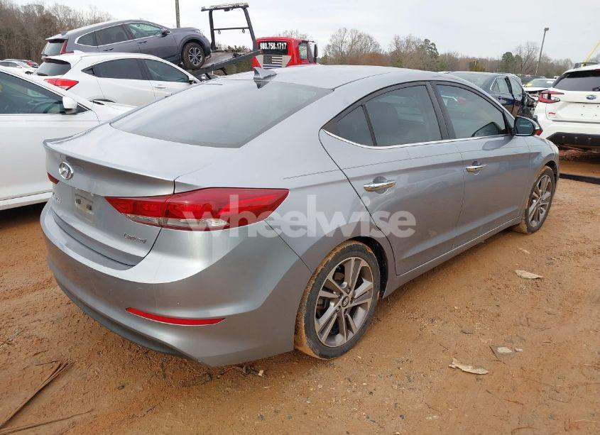 Photo 4 of 2017 Hyundai Elantra LIMITED (VIN 5NPD84LF2HH018841)