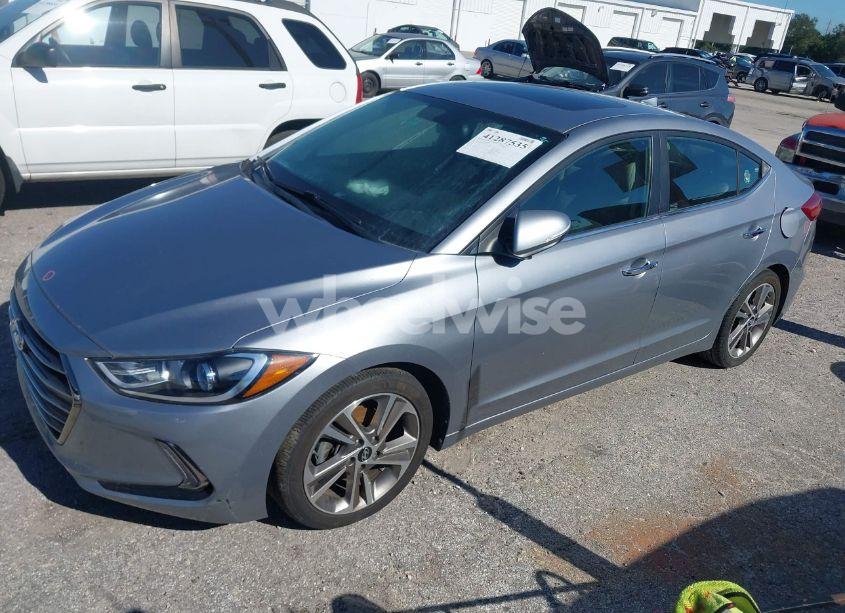 Photo 2 of 2017 Hyundai Elantra LIMITED (VIN 5NPD84LF2HH048521)