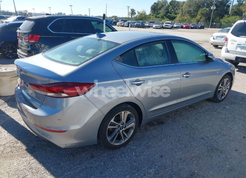 Photo 4 of 2017 Hyundai Elantra LIMITED (VIN 5NPD84LF2HH048521)