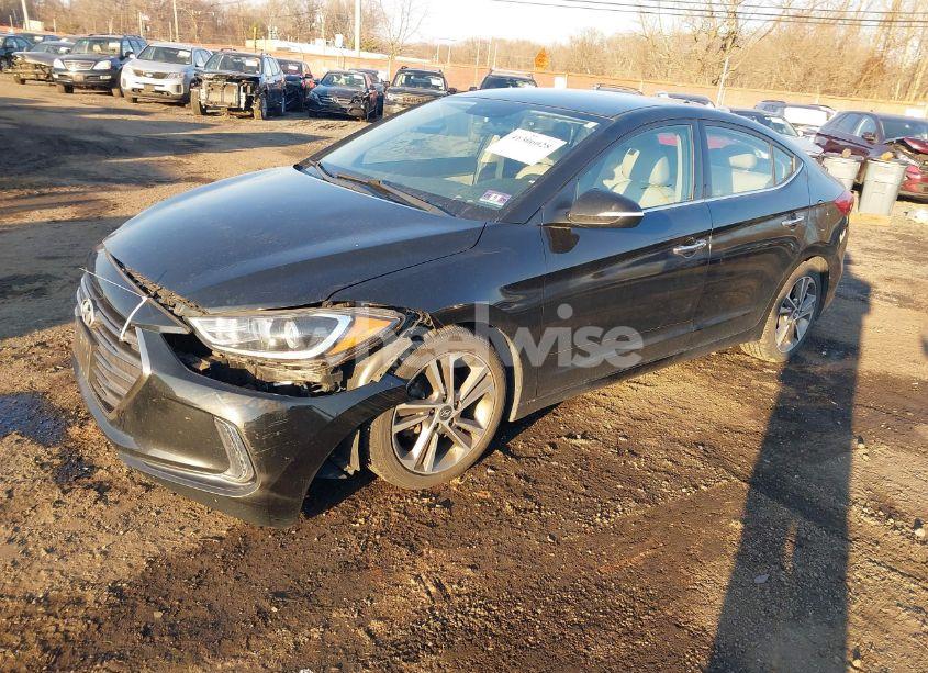 Photo 2 of 2017 Hyundai Elantra LIMITED (VIN 5NPD84LF2HH072852)