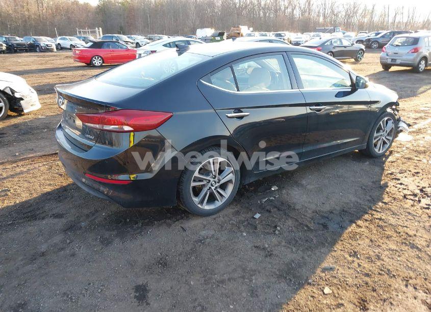 Photo 4 of 2017 Hyundai Elantra LIMITED (VIN 5NPD84LF2HH072852)