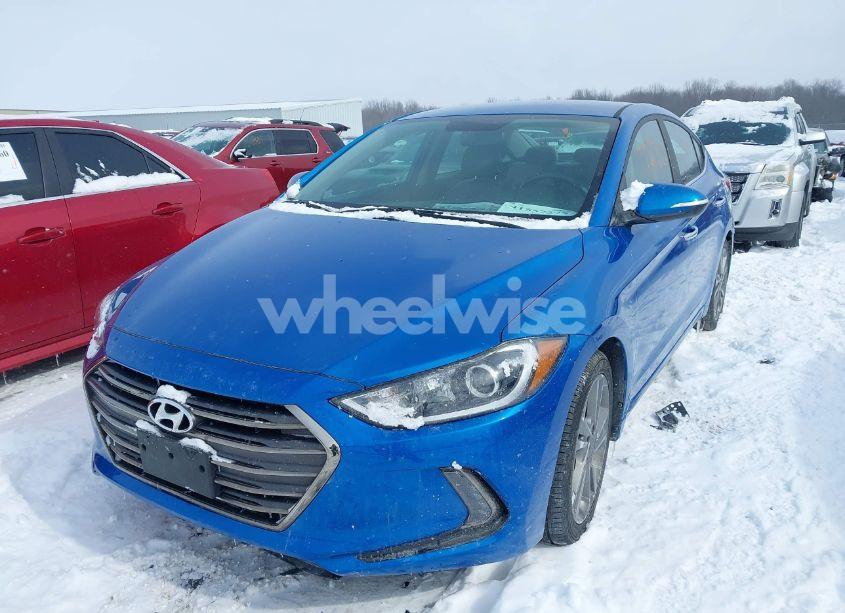 Photo 2 of 2017 Hyundai Elantra LIMITED (VIN 5NPD84LF2HH121452)
