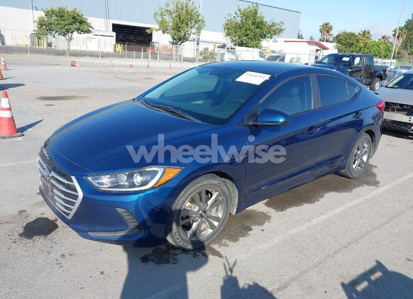 Photo 2 of 2017 Hyundai Elantra SE (VIN 5NPD84LF2HH196569)