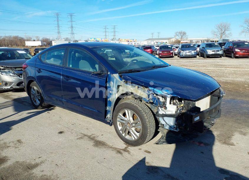 2019 Hyundai Elantra SEL (VIN 5NPD84LF2KH449302) main photo