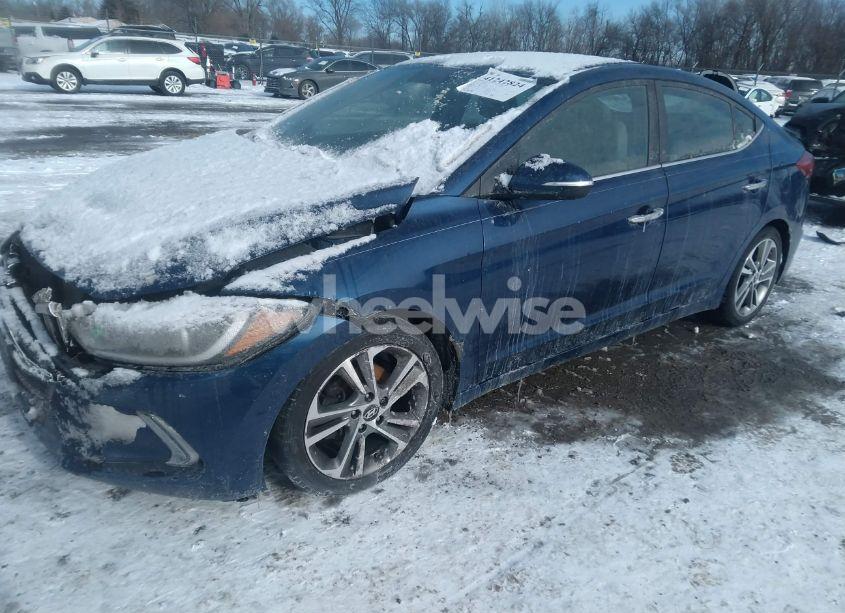 Photo 2 of 2017 Hyundai Elantra LIMITED (VIN 5NPD84LF3HH035728)