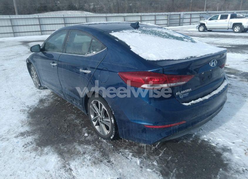 Photo 3 of 2017 Hyundai Elantra LIMITED (VIN 5NPD84LF3HH035728)