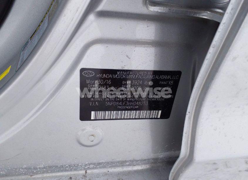 Photo 9 of 2017 Hyundai Elantra SE (VIN 5NPD84LF3HH048253)