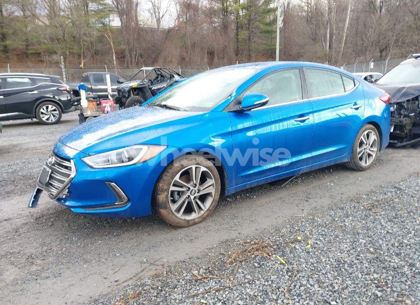 Photo 2 of 2017 Hyundai Elantra LIMITED (VIN 5NPD84LF3HH072696)