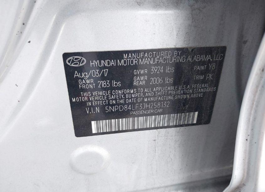 Photo 9 of 2018 Hyundai Elantra SEL (VIN 5NPD84LF3JH258132)