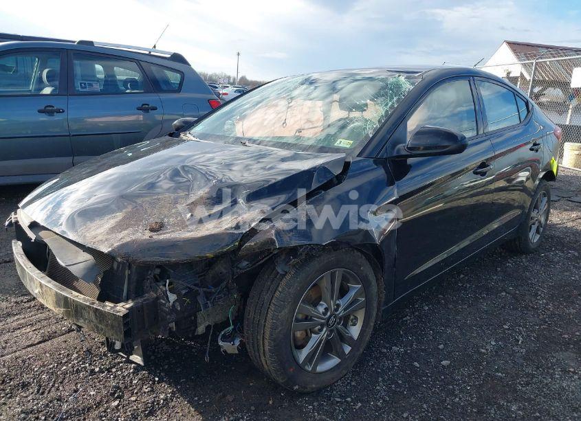 Photo 2 of 2018 Hyundai Elantra SEL (VIN 5NPD84LF3JH373345)