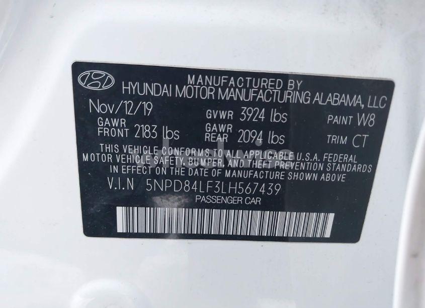 Photo 9 of 2020 Hyundai Elantra SEL (VIN 5NPD84LF3LH567439)