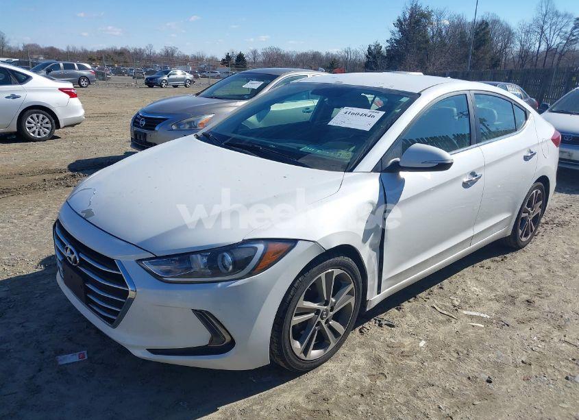 Photo 2 of 2017 Hyundai Elantra LIMITED (VIN 5NPD84LF4HH057219)